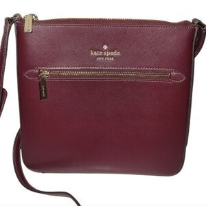 Kate Spade Sadie North South Crossbody Bag in Grenache